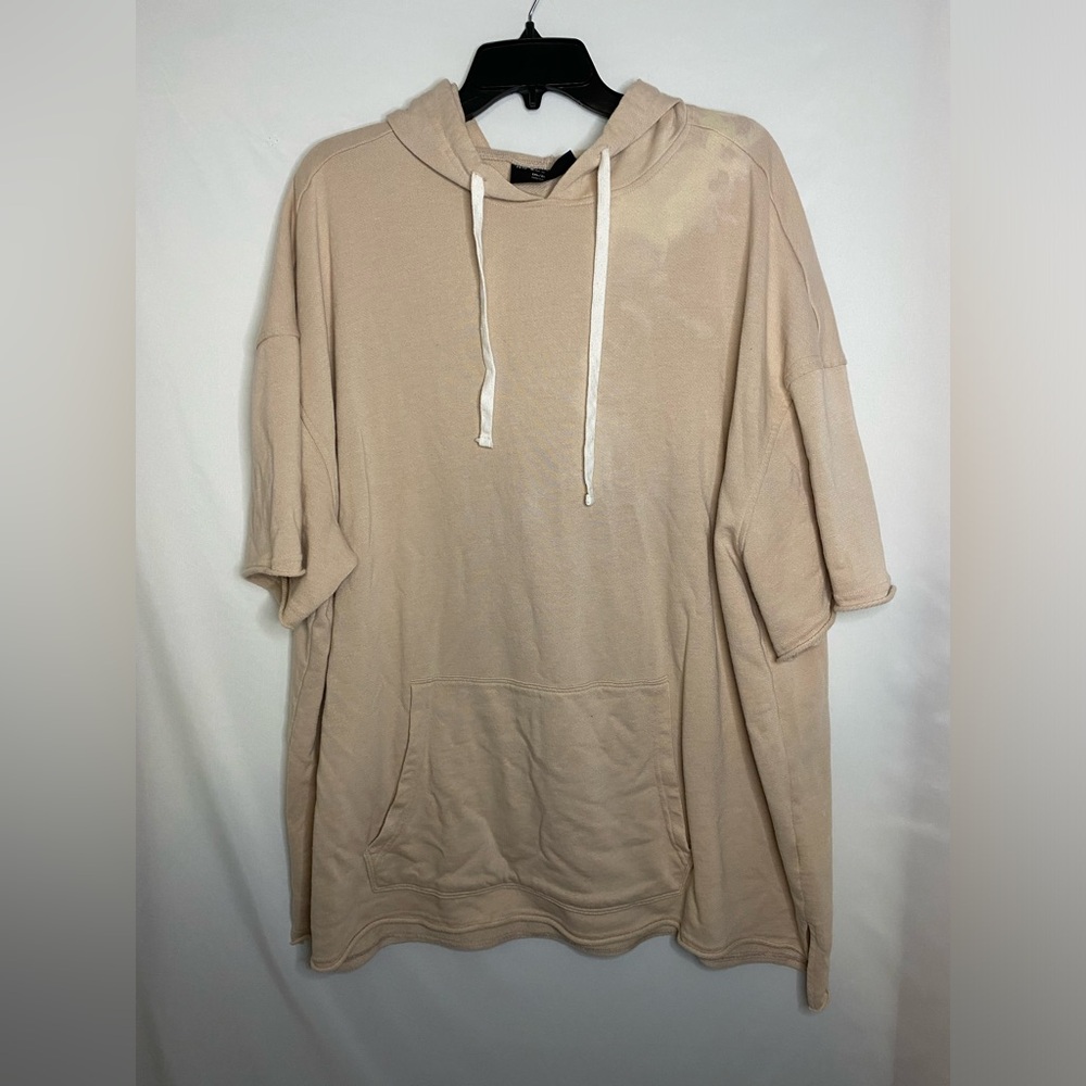 Men’s - xxl - short sleeve hoodie - khaki
